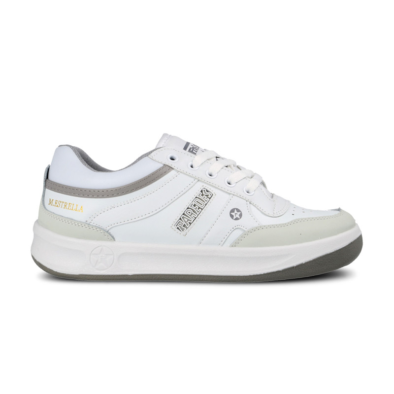 Classic PAREDES sneakers. The Star of all life in white with laces