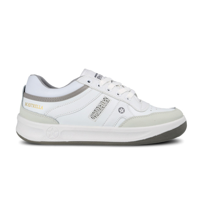 Paredes - Zapatillas Unisex Estrella Velcro Blanco - 40 : : Moda