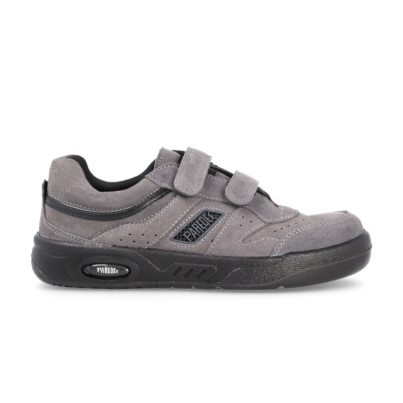 Zapatillas Unisex Ecology Serraje Velcro Gris
