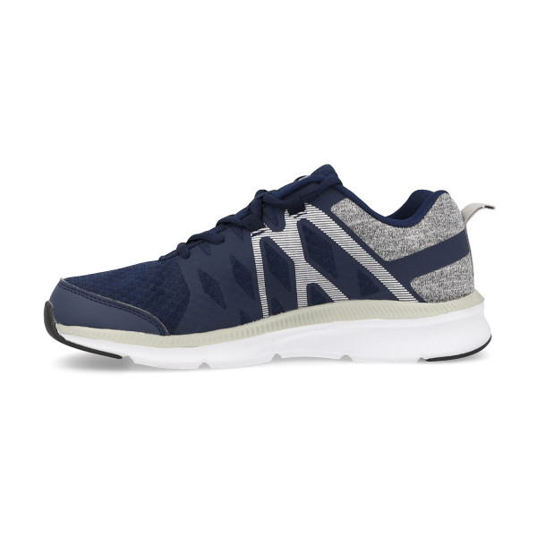 Zapatillas de deporte para hombre ultra ligeras y cómodas, en color azul marino con detalles en gris y blanco 2