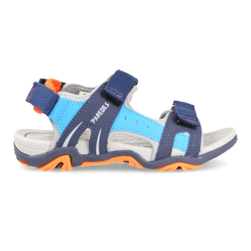 Trekking sandals for children comfortable, light and breathable in blue