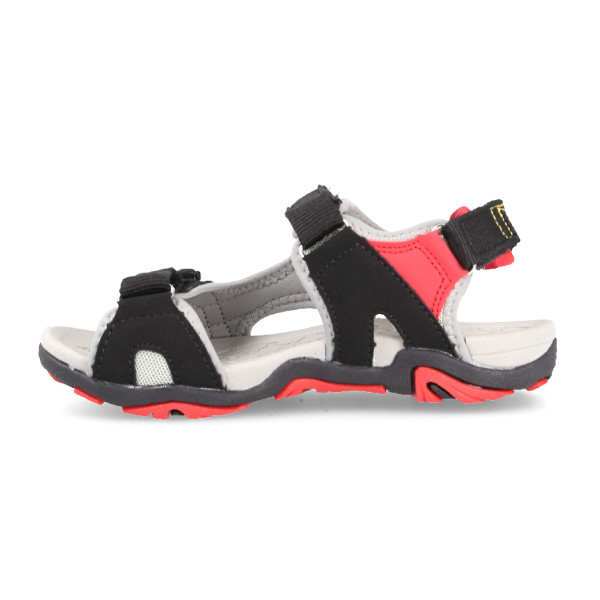 Trekking sandals for children comfortable, light and breathable in black 2