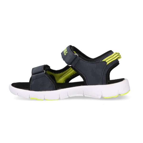 Sandalias para niños cómodas y versátiles con doble ajuste en color negro 2