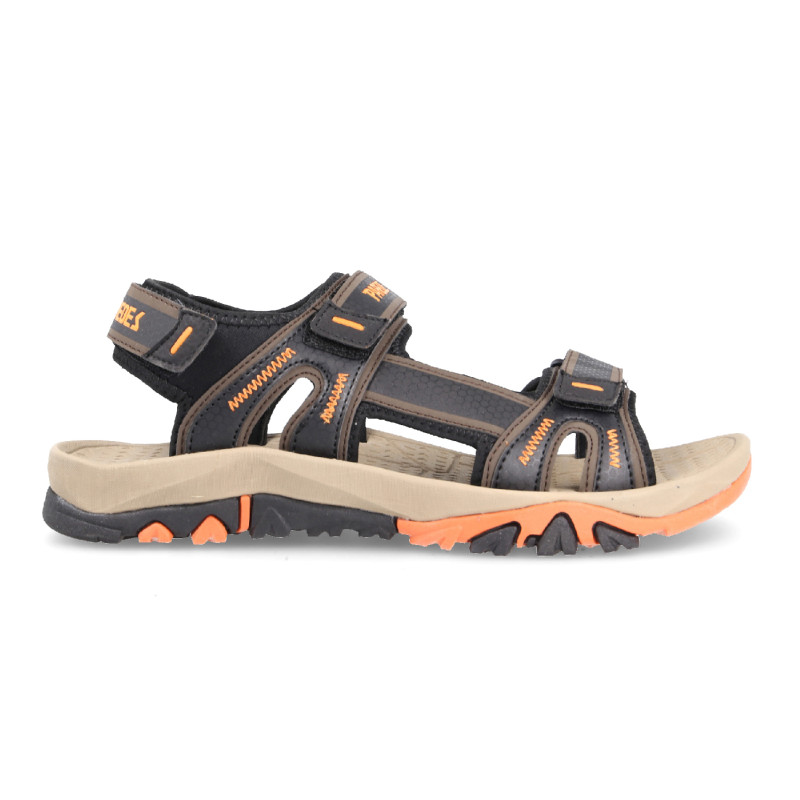 Men's trekking sandals comfortable, robust and resistant