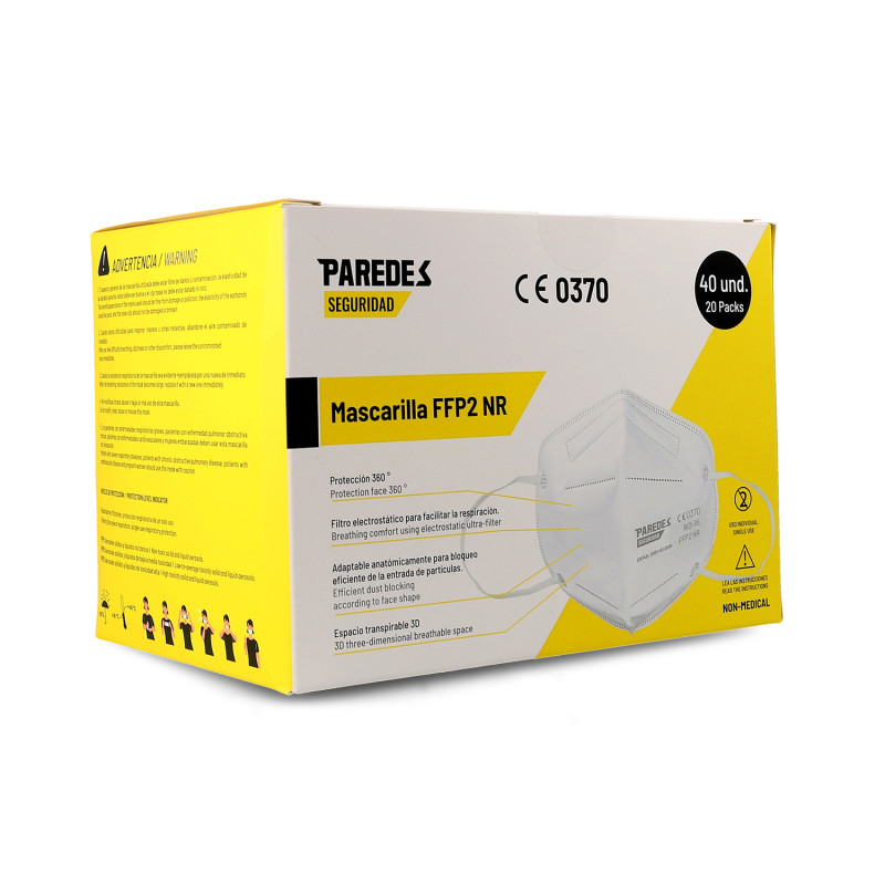 Box of 20 packs of FFP2 Masks
