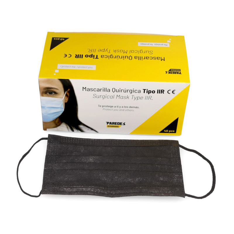 Surgical Masks Type IIR Black