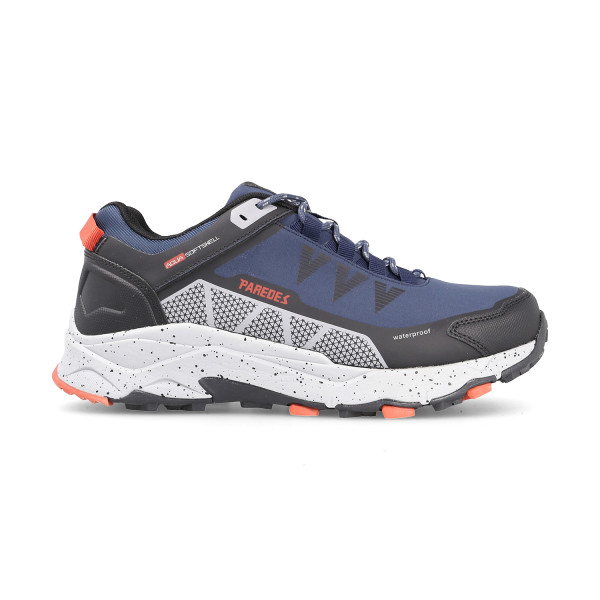 Zapatillas de trekking para hombre con corte softshell y suela de doble densidad