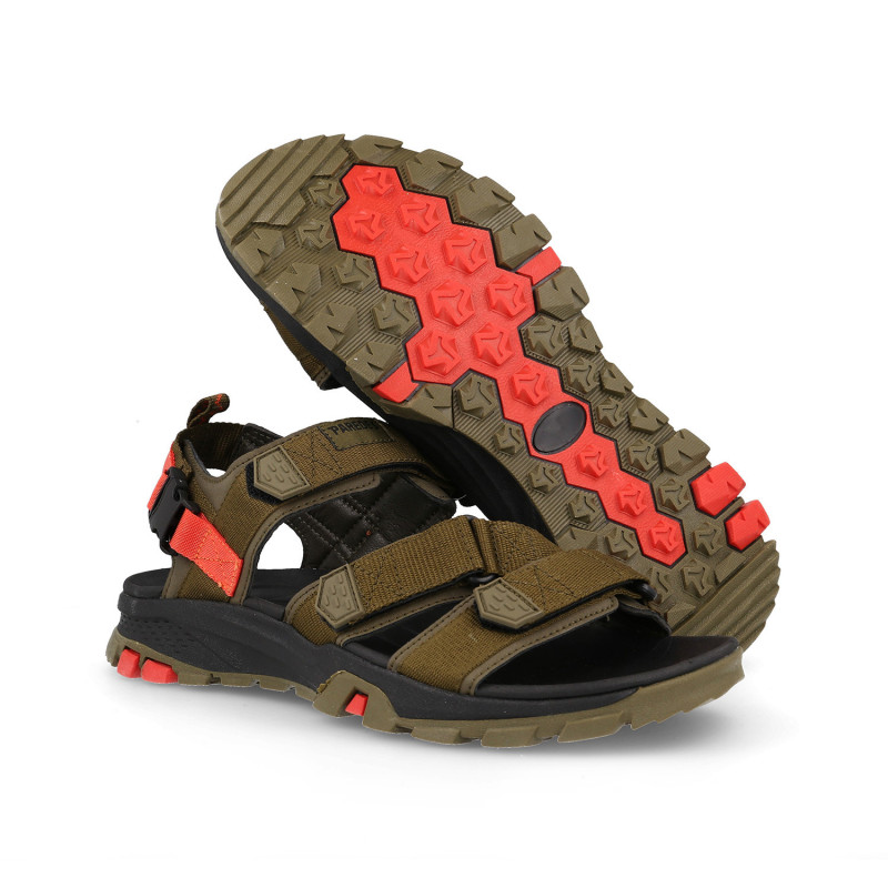 Sandalias Hombre Funcionalidad Serratella Kaki