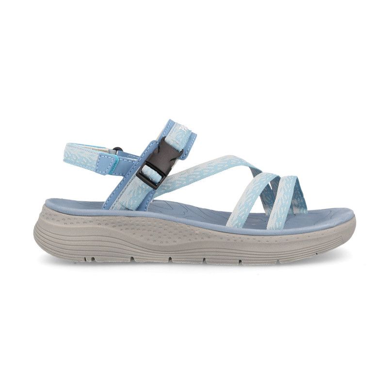 Sandalias Mujer Estilo Confrides Azul Claro