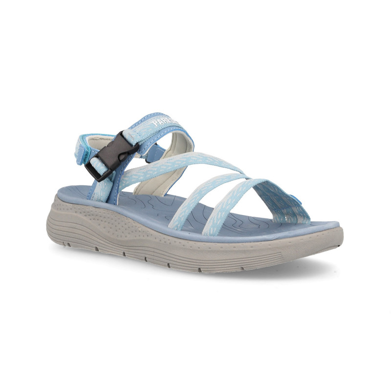 Sandalias Mujer Estilo Confrides Azul Claro
