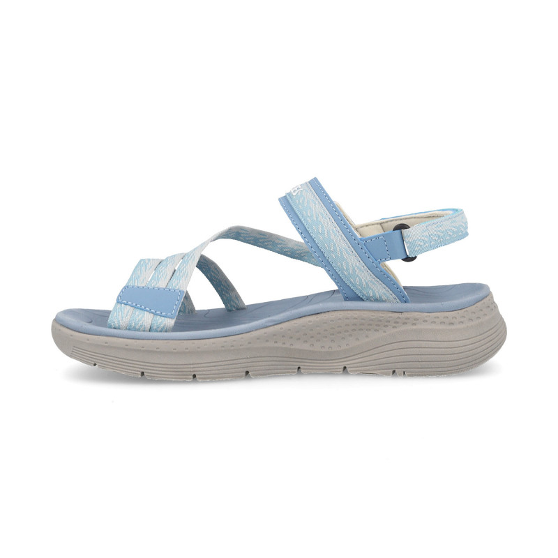 Sandalias Mujer Estilo Confrides Azul Claro