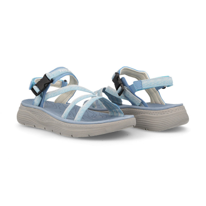 Sandalias Mujer Estilo Confrides Azul Claro