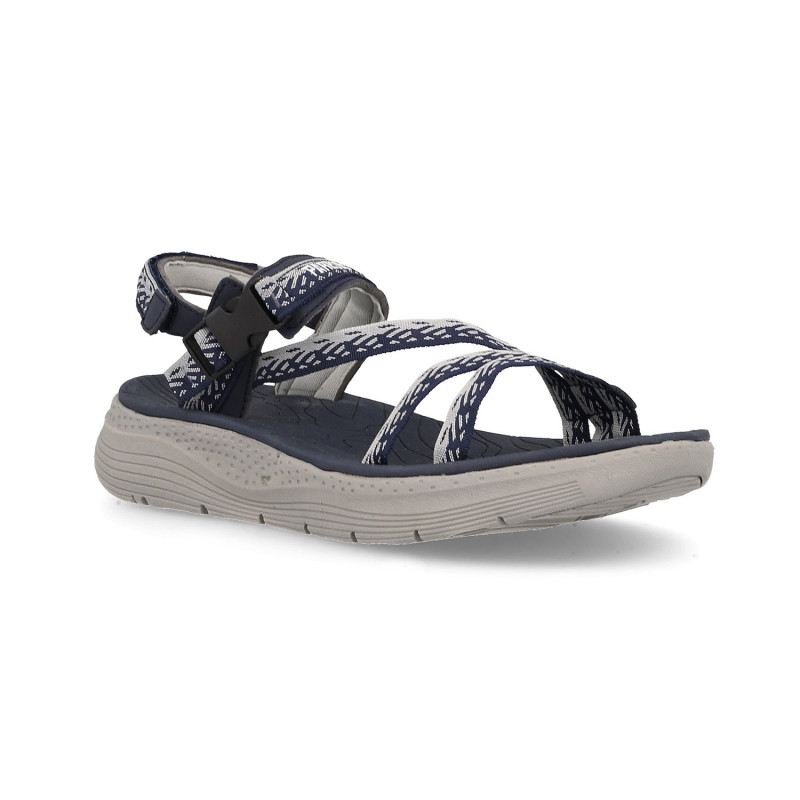 Sandalias Mujer Sofisticación Confrides Azul...