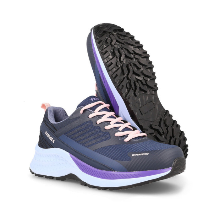 Zapatillas Trekking Mujer Trekking Folgosa Azul Marino