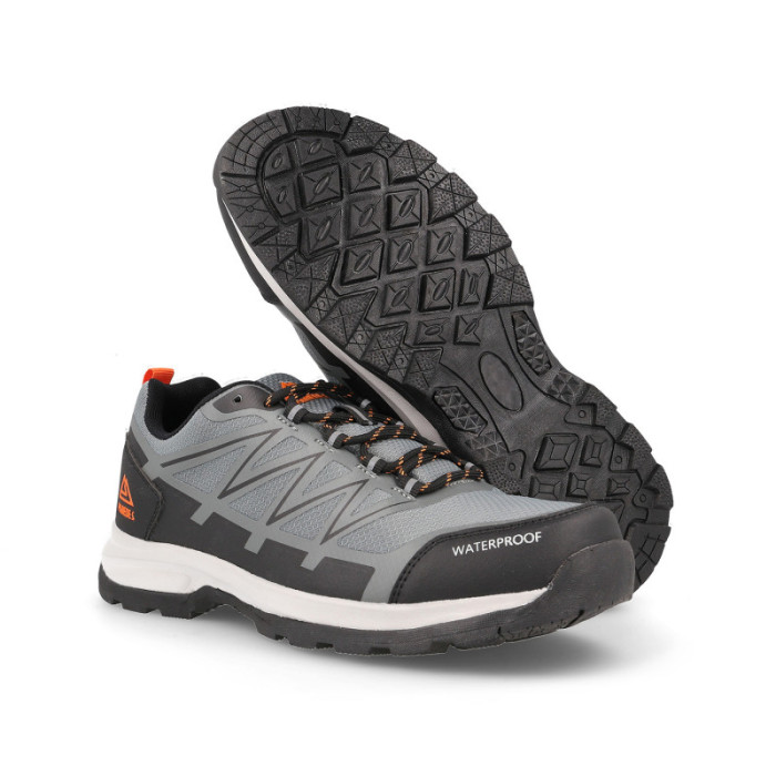 Zapatillas Trekking Hombre Duraderas Velefique Gris