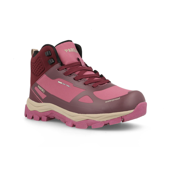 Botas Trekking Mujer Ligereza Agramón Burdeos