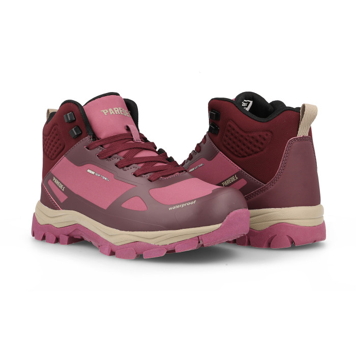 Botas Trekking Mujer Ligereza Agramón Burdeos