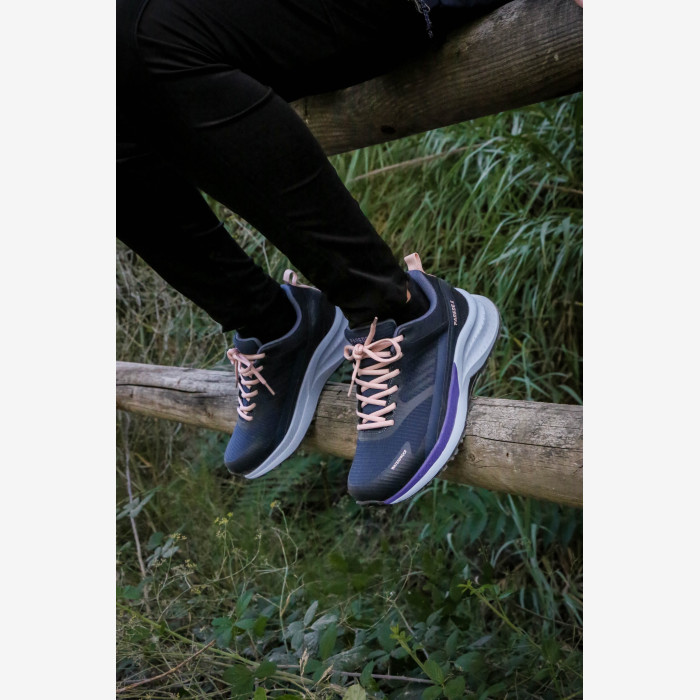 Zapatillas Trekking Mujer Trekking Folgosa Azul Marino