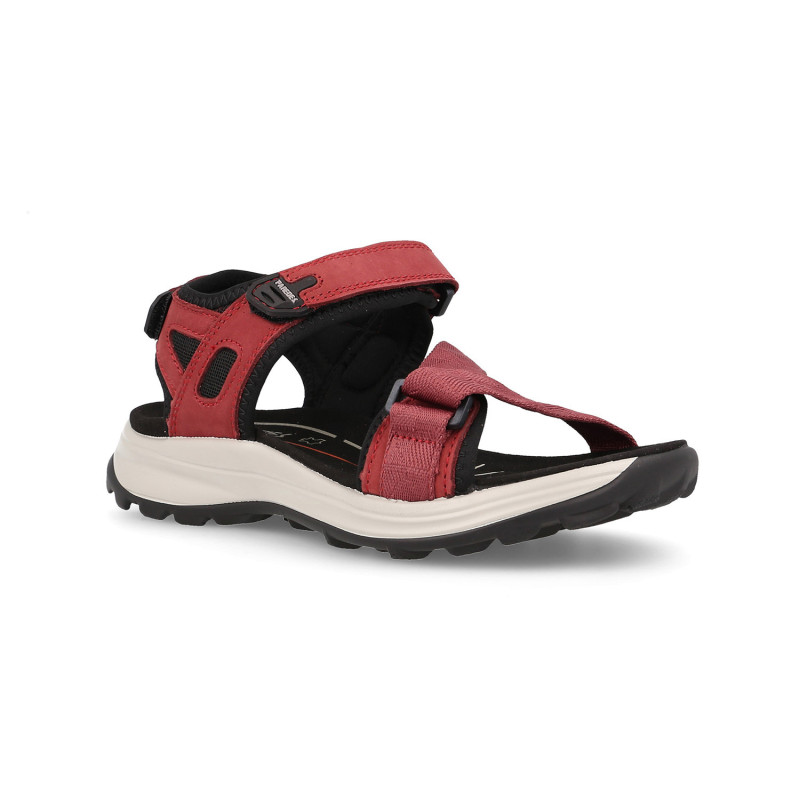 Sandalias outdoor mujer Brieva burdeos