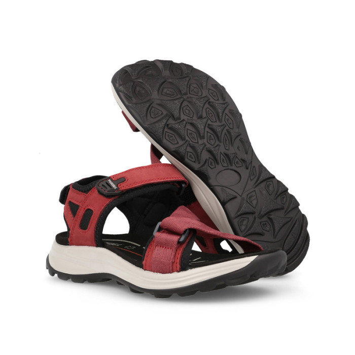 Sandalias outdoor mujer Brieva burdeos