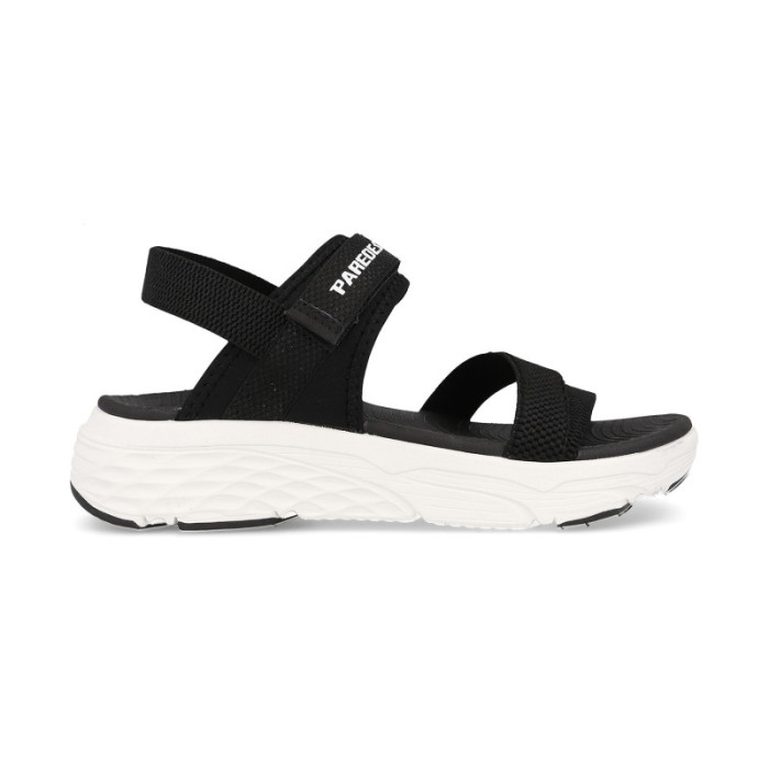 Sandalias casual mujer Aruca en negro con diseño minimalista Sandalias casual mujer Aruca en negro con diseño minimalista