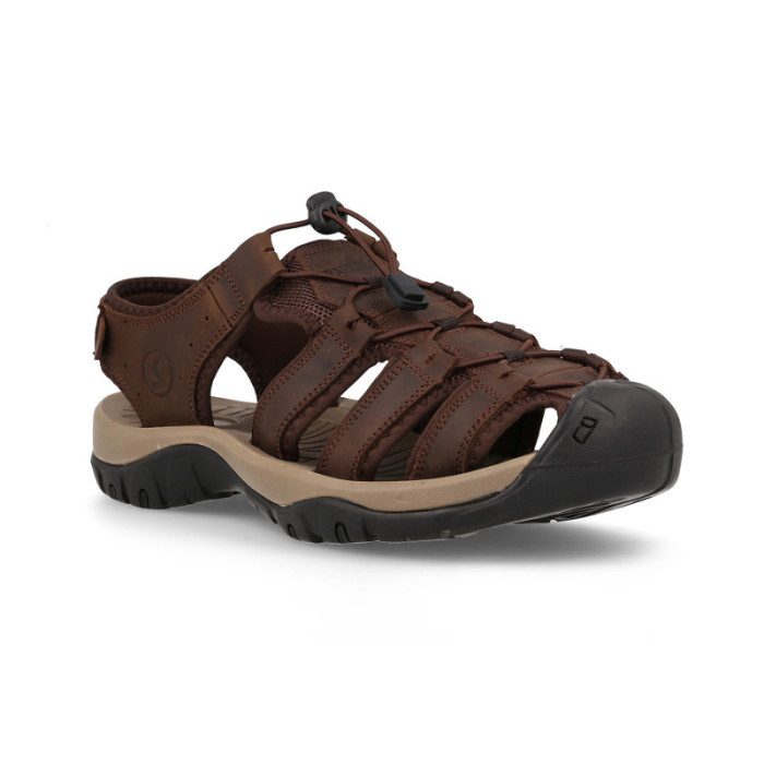 Sandalias outdoor hombre Ayuelas marrón oscuro