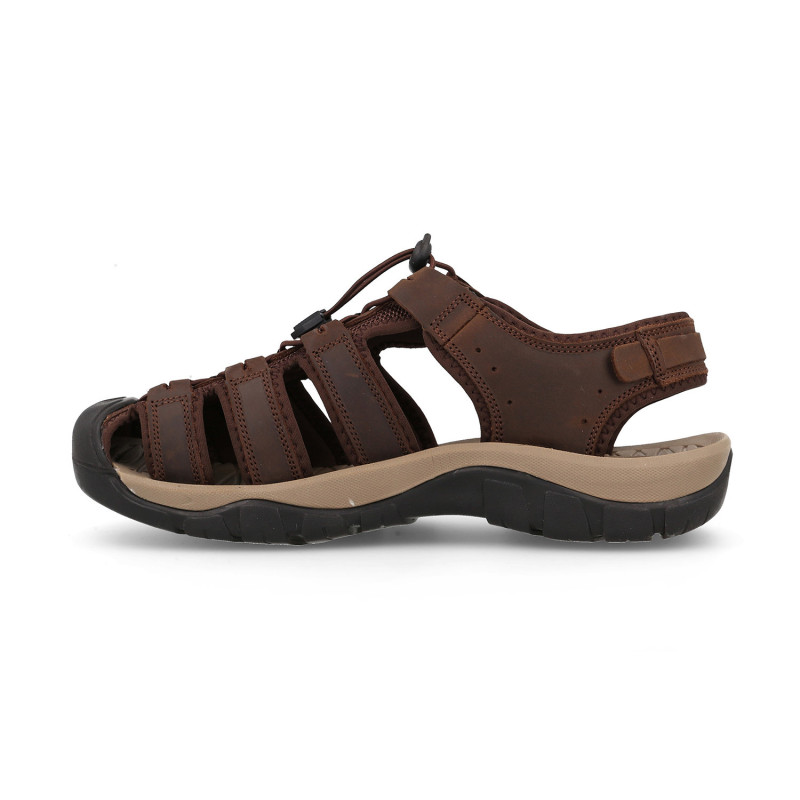 Sandalias outdoor hombre Ayuelas marrón oscuro
