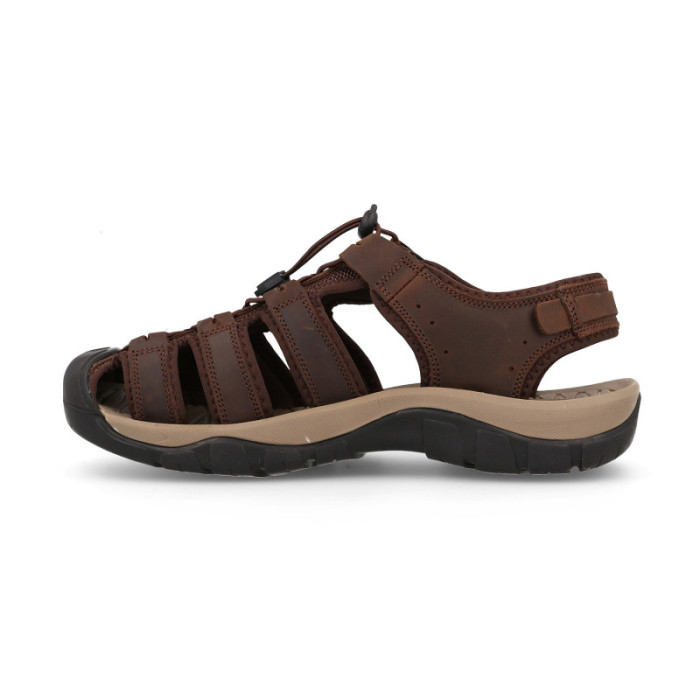 Sandalias outdoor hombre Ayuelas marrón oscuro