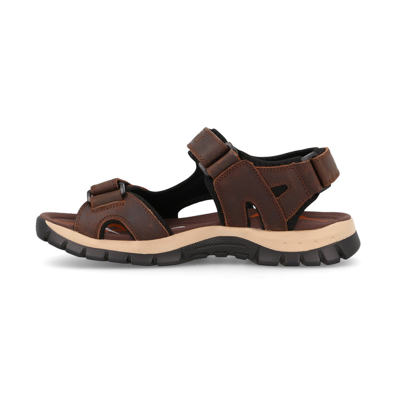 Sandalias outdoor hombre Ferran marrón oscuro