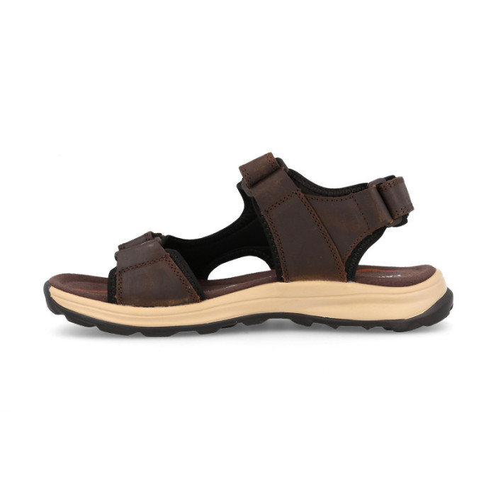 Sandalias outdoor hombre Adelán marrón oscuro