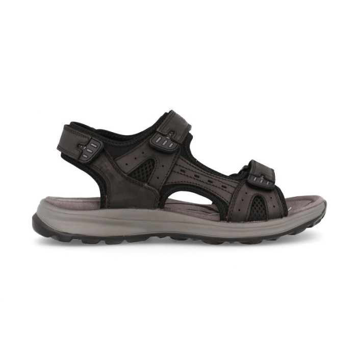 Sandalias trekking hombre Adelán en negro con suela Phylon+TPR Sandalias trekking hombre Adelán en negro con suela Phylon+TPR