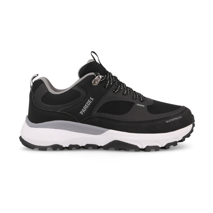 Zapatillas trekking hombre Lamas en negro con tecnología waterproof PARETEX Zapatillas trekking hombre Lamas en negro con tecnología waterproof PARETEX