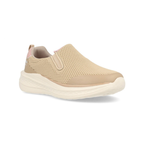 Zapatillas deportivas mujer Ajuy en beige con diseño discreto y ligero 2