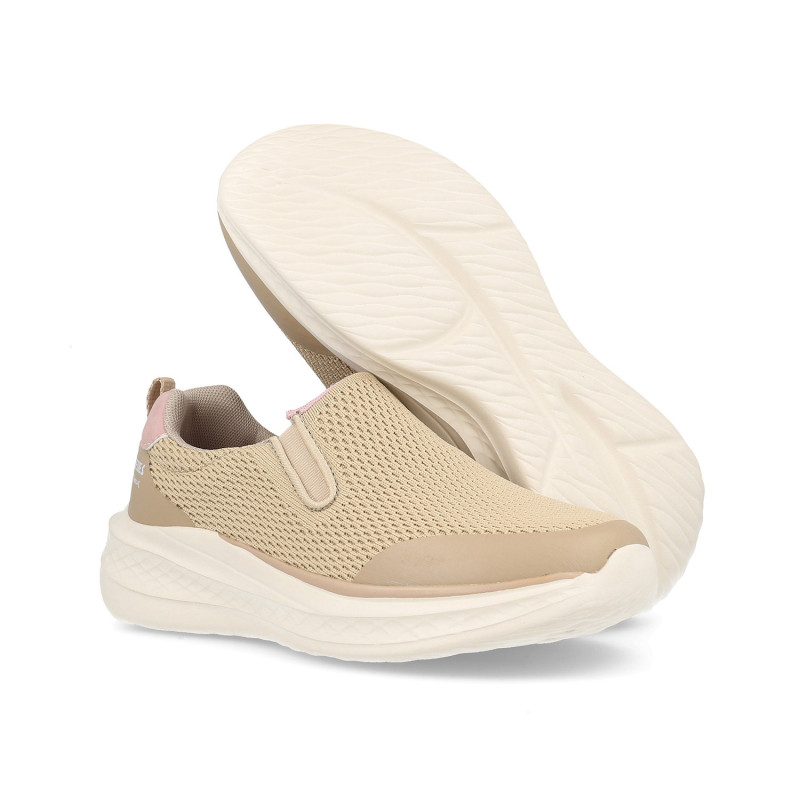 Zapatillas deportivas mujer Ajuy beige