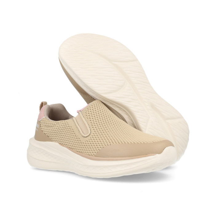 Zapatillas deportivas mujer Ajuy beige