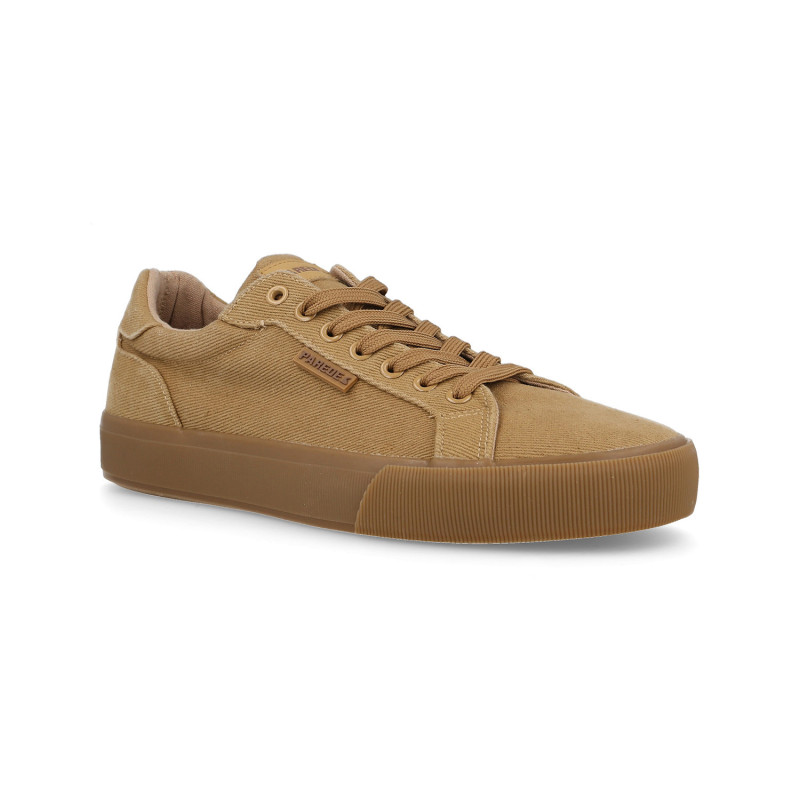 Zapatillas casual hombre Hermisende mostaza