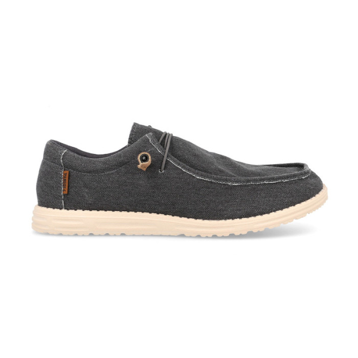 Zapatillas casual hombre Naval en negro con diseño funcional Zapatillas casual hombre Naval en negro con diseño funcional