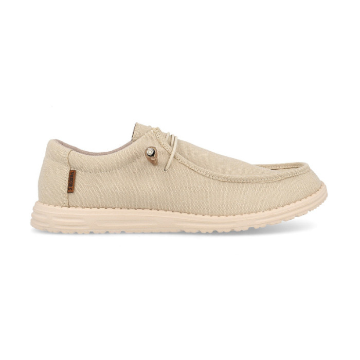 Zapatillas casual hombre Naval en beige con diseño fresco Zapatillas casual hombre Naval en beige con diseño fresco