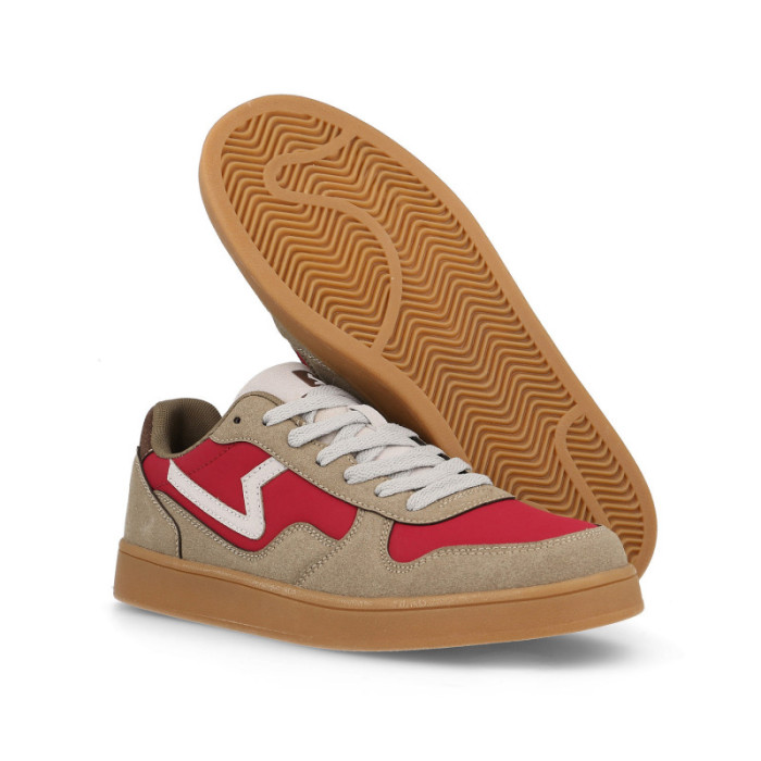 Zapatillas casual hombre Alkiza burdeos