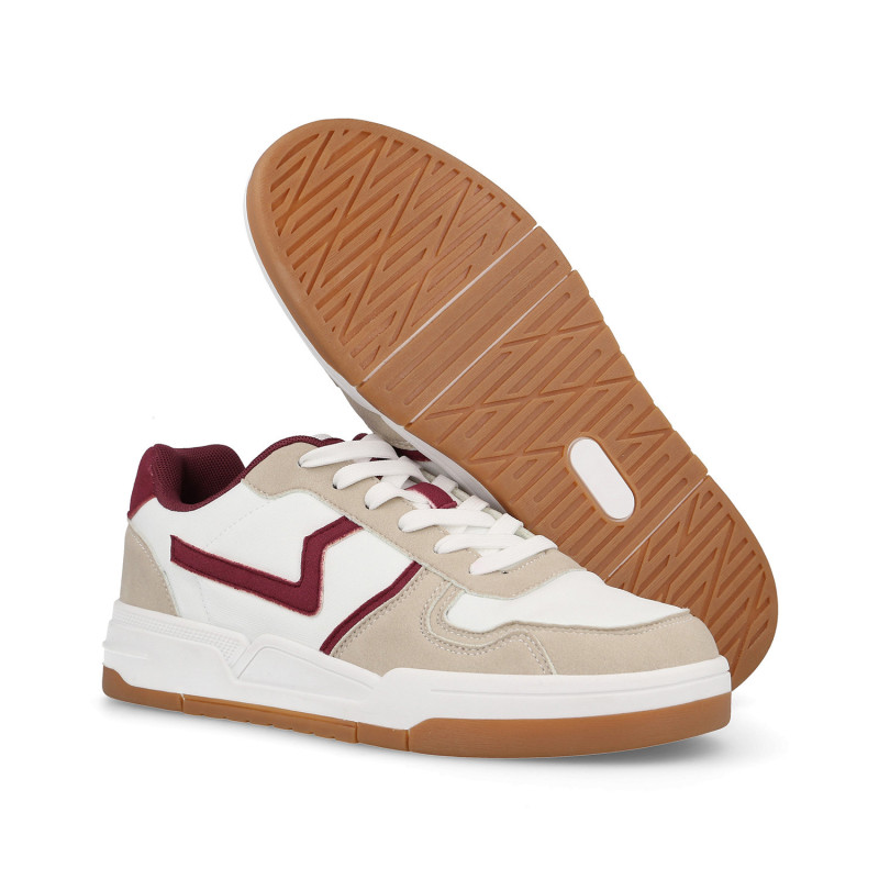 Zapatillas casual hombre Guinate burdeos