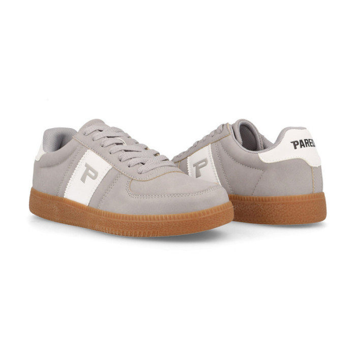 Zapatillas casual mujer Aregume gris