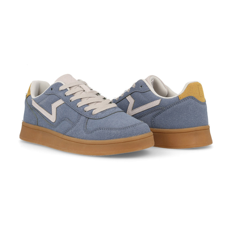 Zapatillas casual mujer Nuarbe azul marino