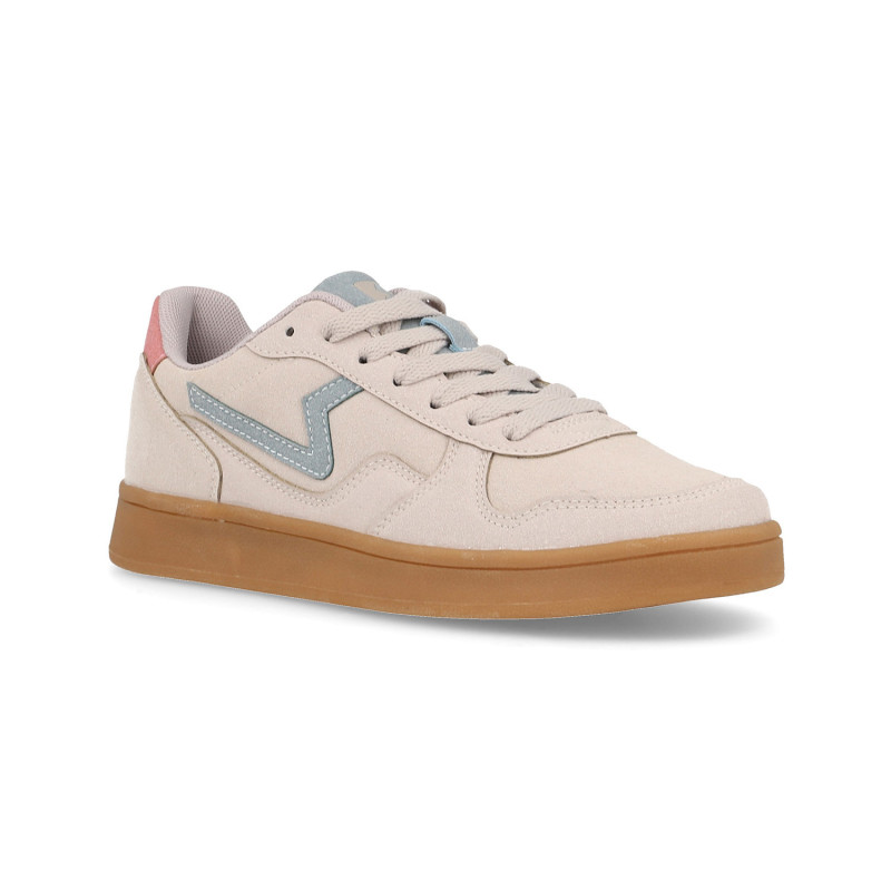 Zapatillas casual mujer Nuarbe beige
