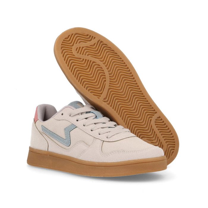 Zapatillas casual mujer Nuarbe beige
