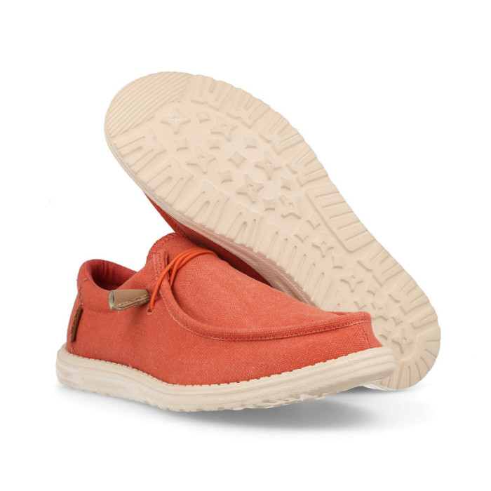 Zapatillas casual mujer Albeta coral
