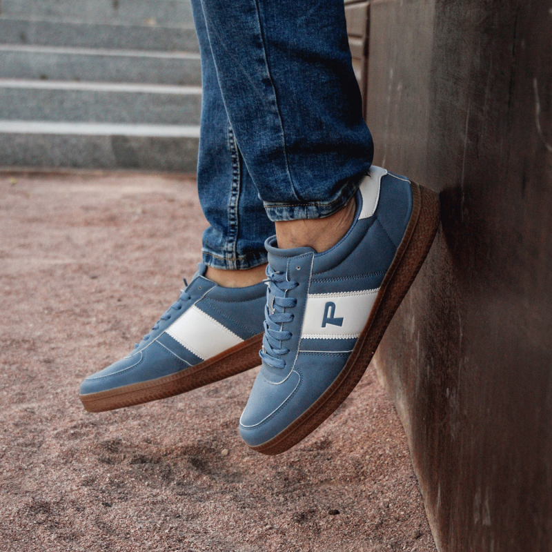 Zapatillas casual hombre Itara azul marino