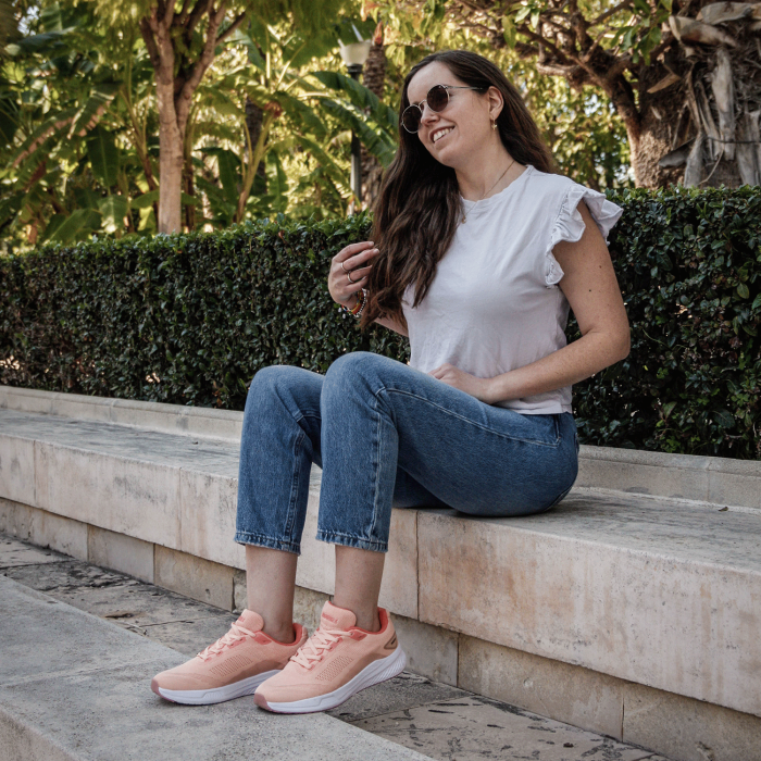 Zapatillas deportivas mujer Corera rosa