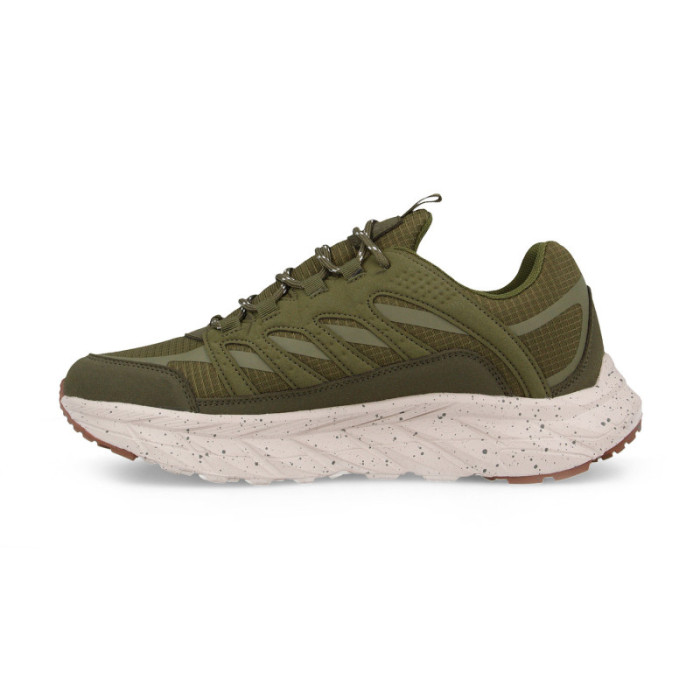 Zapatillas trekking para hombre Insua kaki + Camiseta Lyra Kaki de regalo