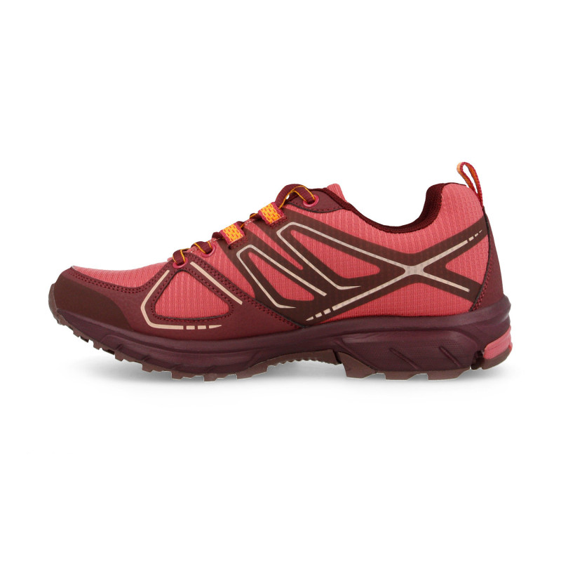 Zapatillas trekking para mujer Cobisa burdeos