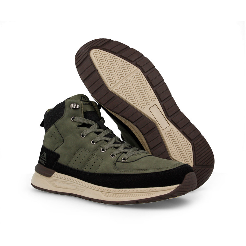 Botas de viaje casual para hombre Utiel kaki